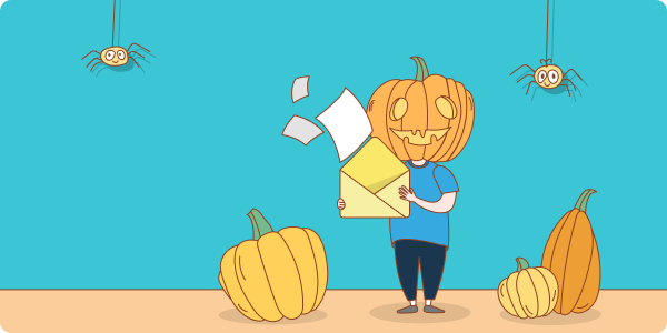 Жуткие и веселые идеи email рассылки на Хеллоуин
