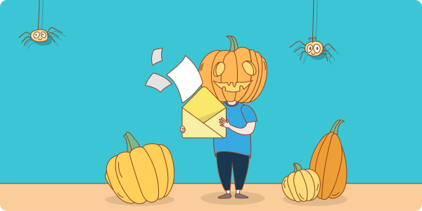 Жуткие и веселые идеи email рассылки на Хеллоуин